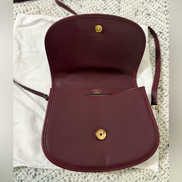 Vintage Gucci Burgundy Crossbody - Picture 9 of 12
